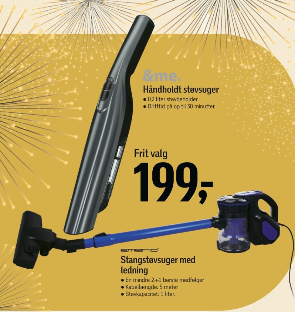 Emerio, Støvsuger