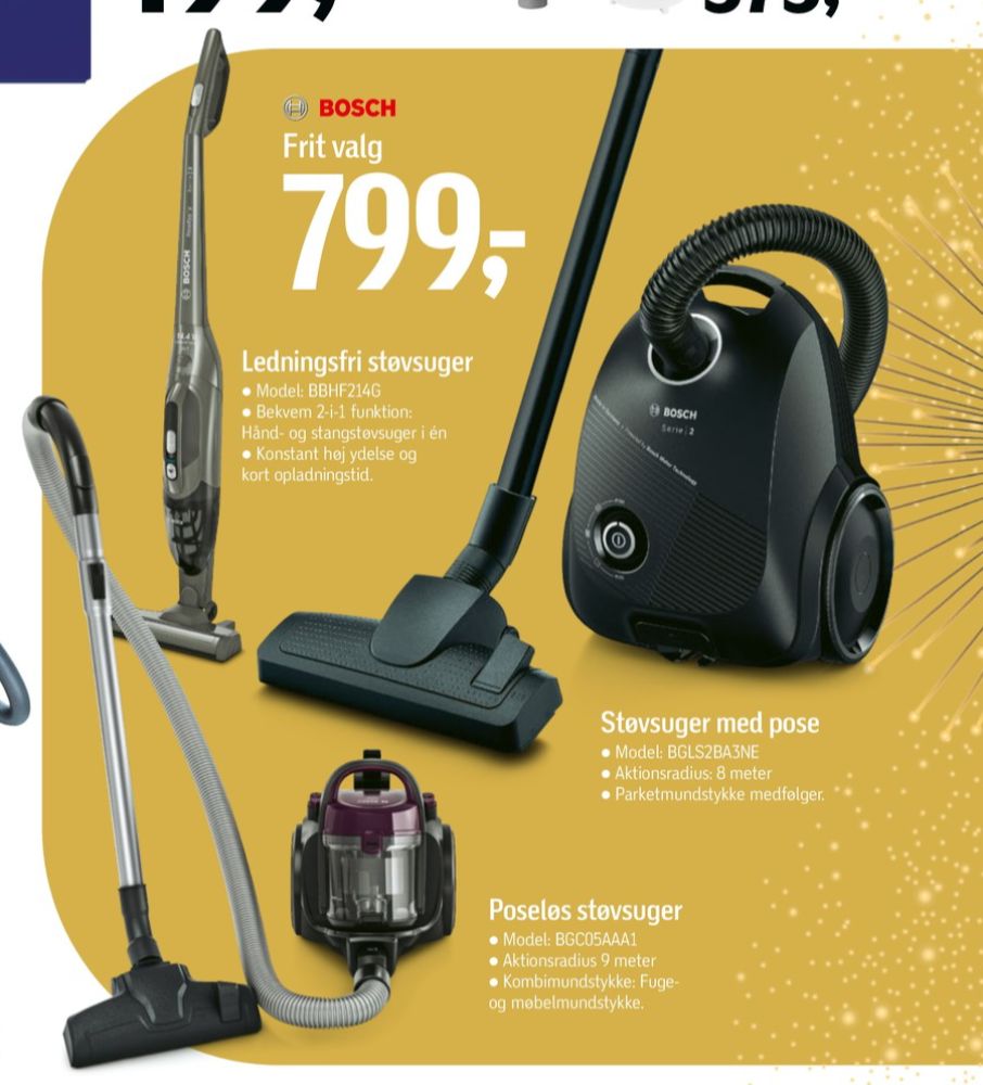 Bosch, Støvsuger