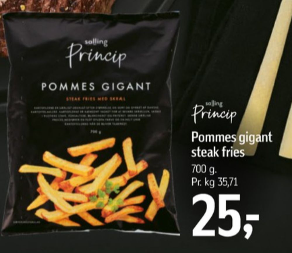 Salling Princip, Pommes Gigant