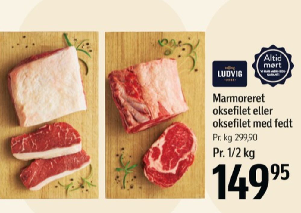 Salling Ludvig, Oksefilet