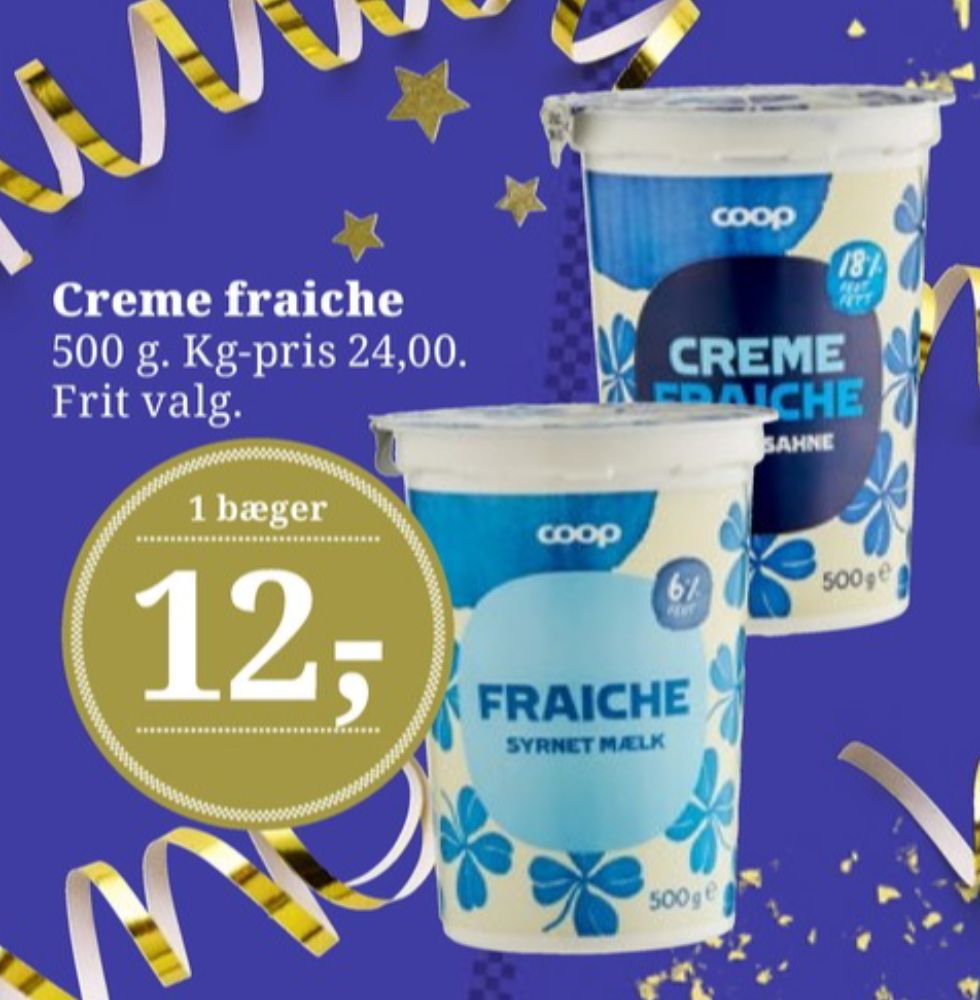Coop, Creme Fraiche 6%