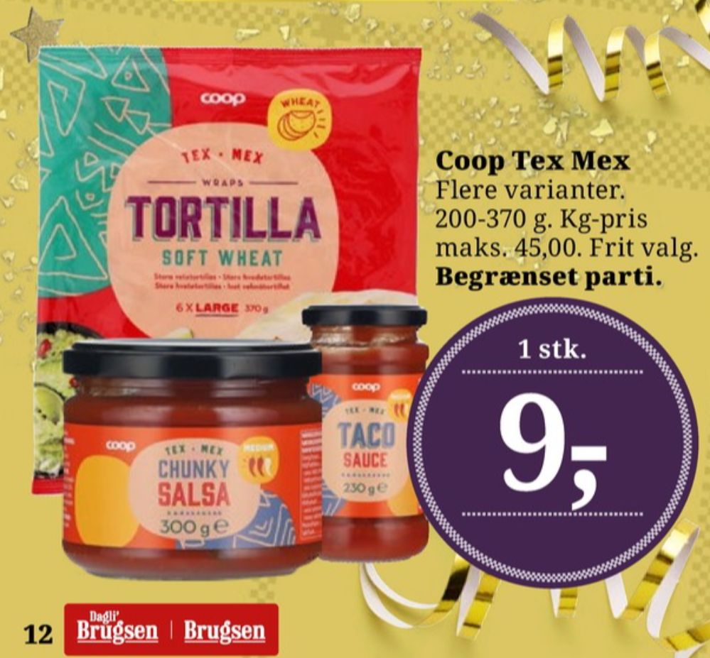 Coop, Tortillawraps Soft Wheat 6 x Large