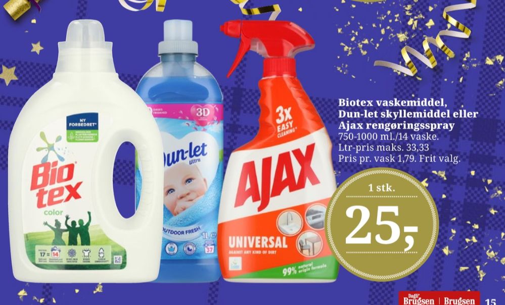 Dun-let, Skyllemiddel