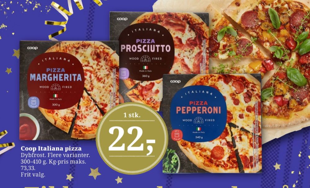 Coop, Pizza Prosciutto