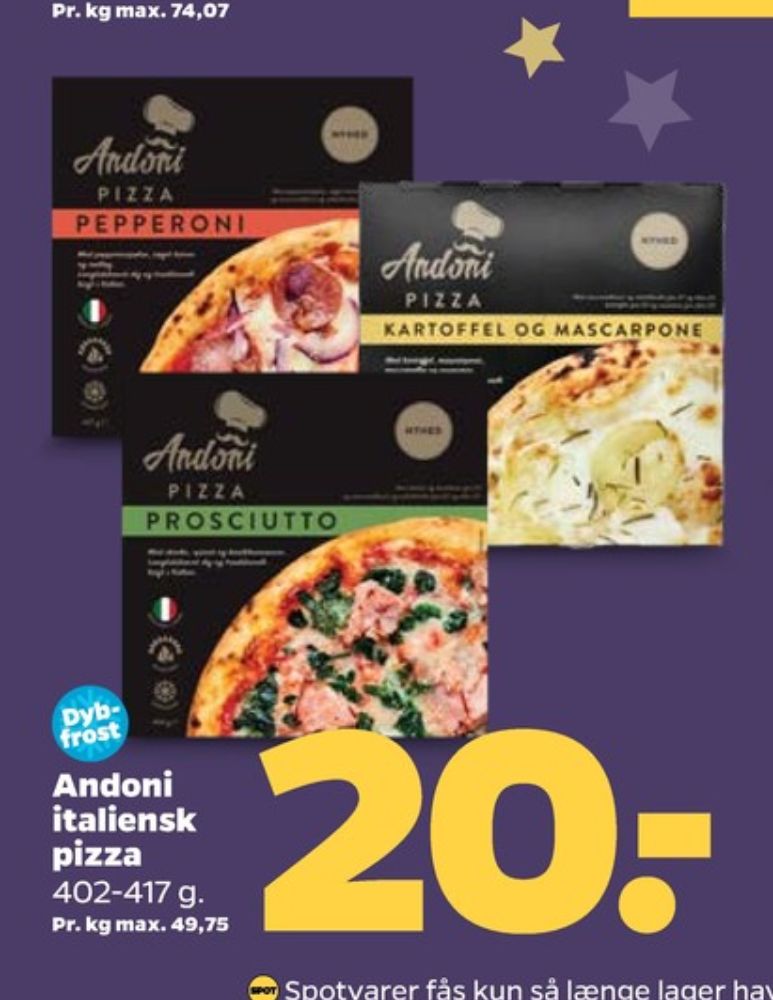 Andoni, Prosciutto Pizza