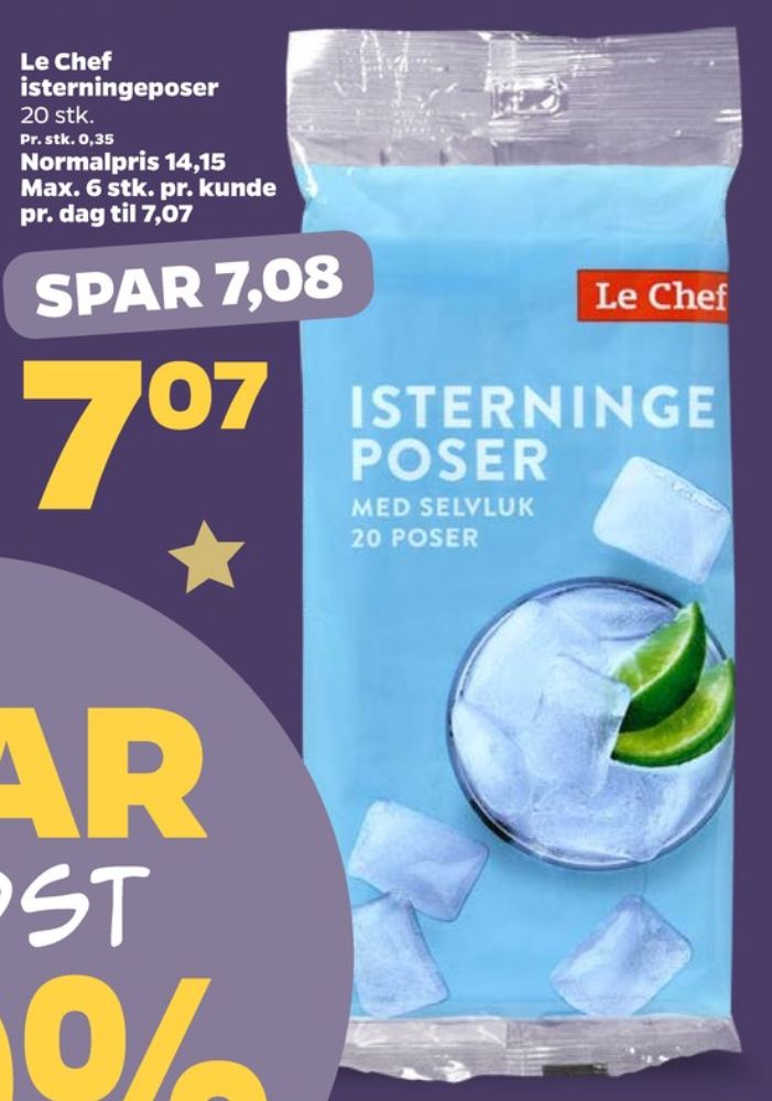 Le Chef, Isterningeposer