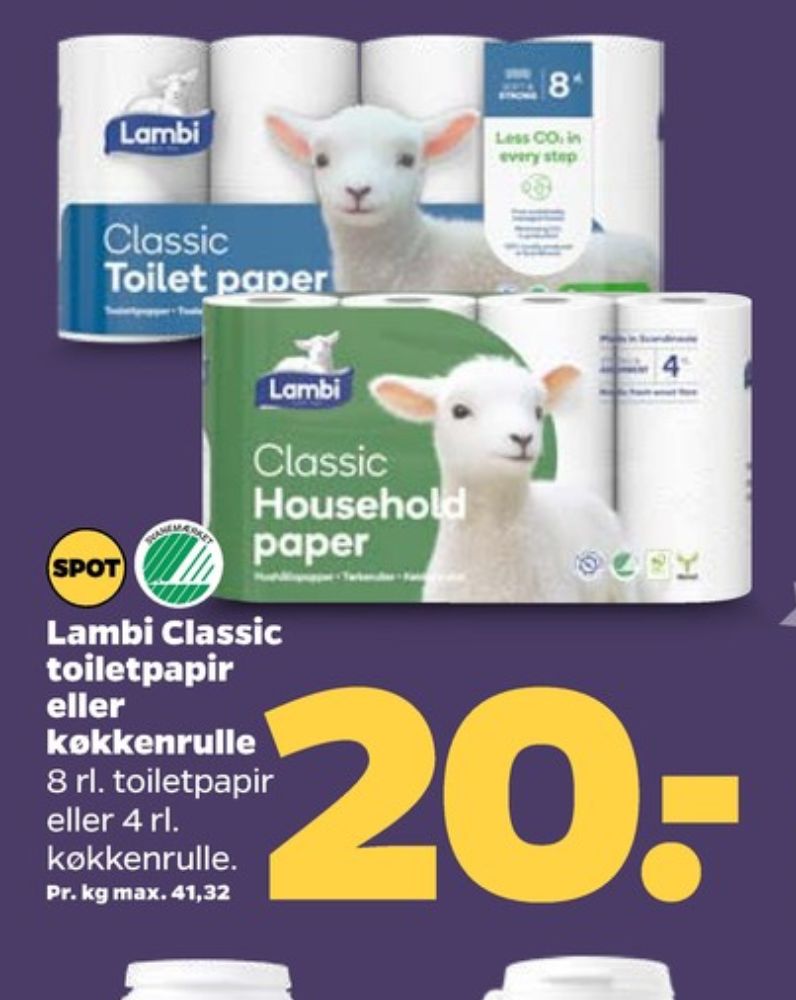 Lambi Classic, Toiletpapir