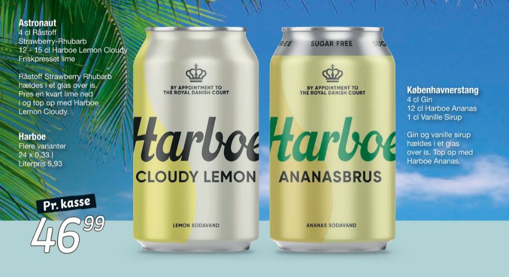 Harboe Cloudy Lemon, Lemonsodavand 24 pk.