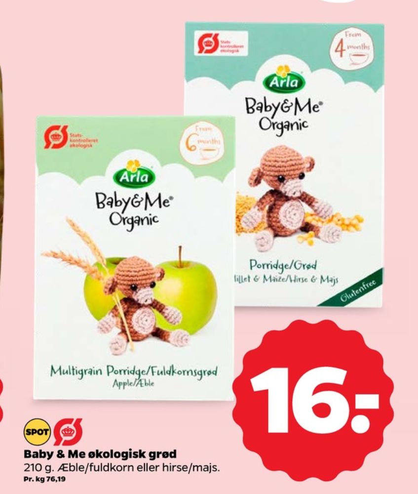 Arla Baby&Me, Grød