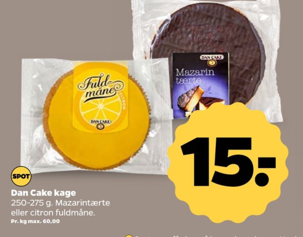 Dan Cake, Mazarintærter