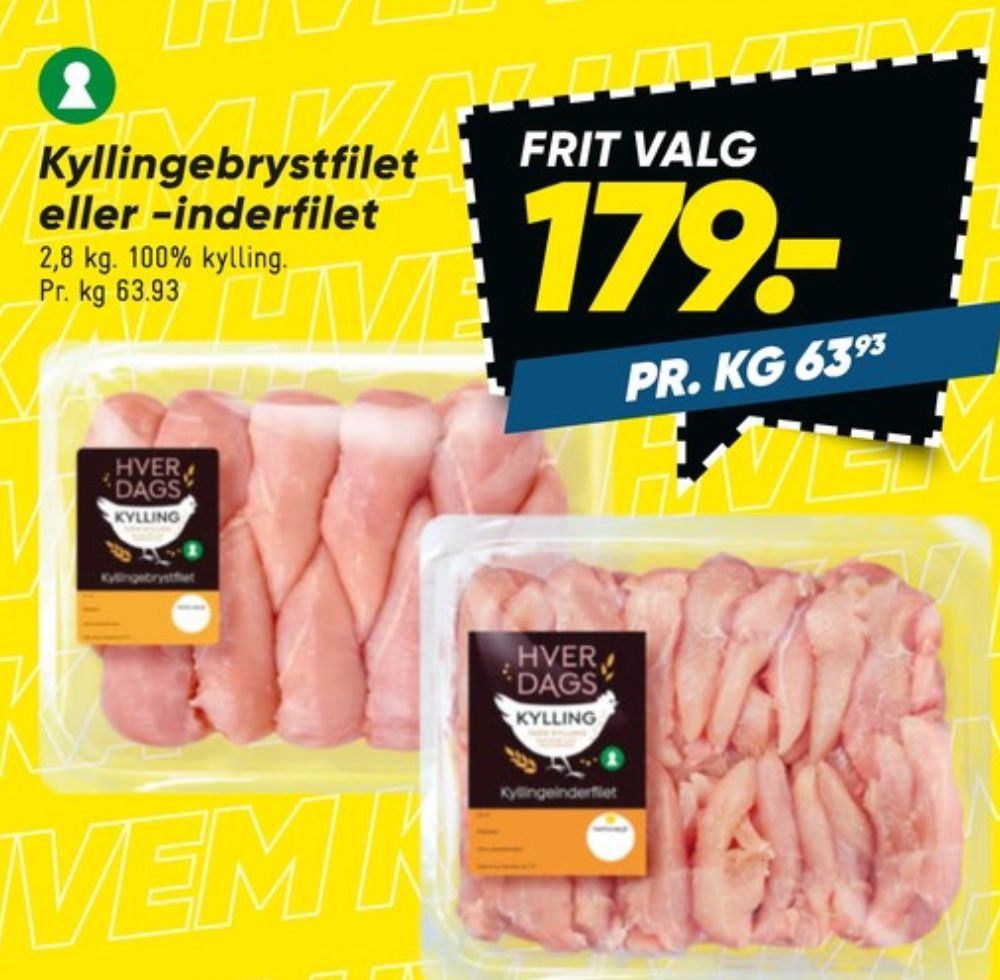 Hverdags, Kyllingebrystfilet