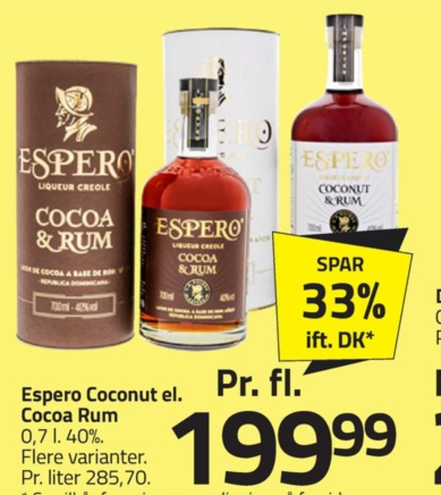 Espero Coffee & Rum, Rom