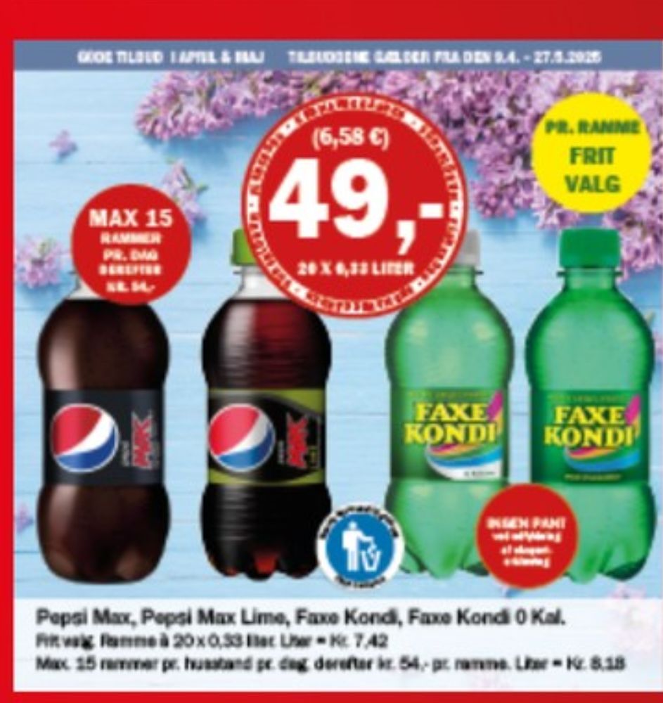 Pepsi Max, Cola 20 pk