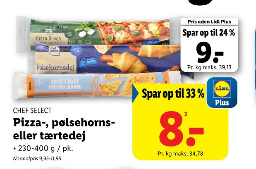Chef Select, Pølsehornsdej
