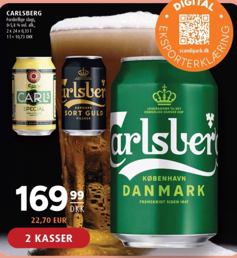 Carlsberg Carls Special, Øl 24 pk.