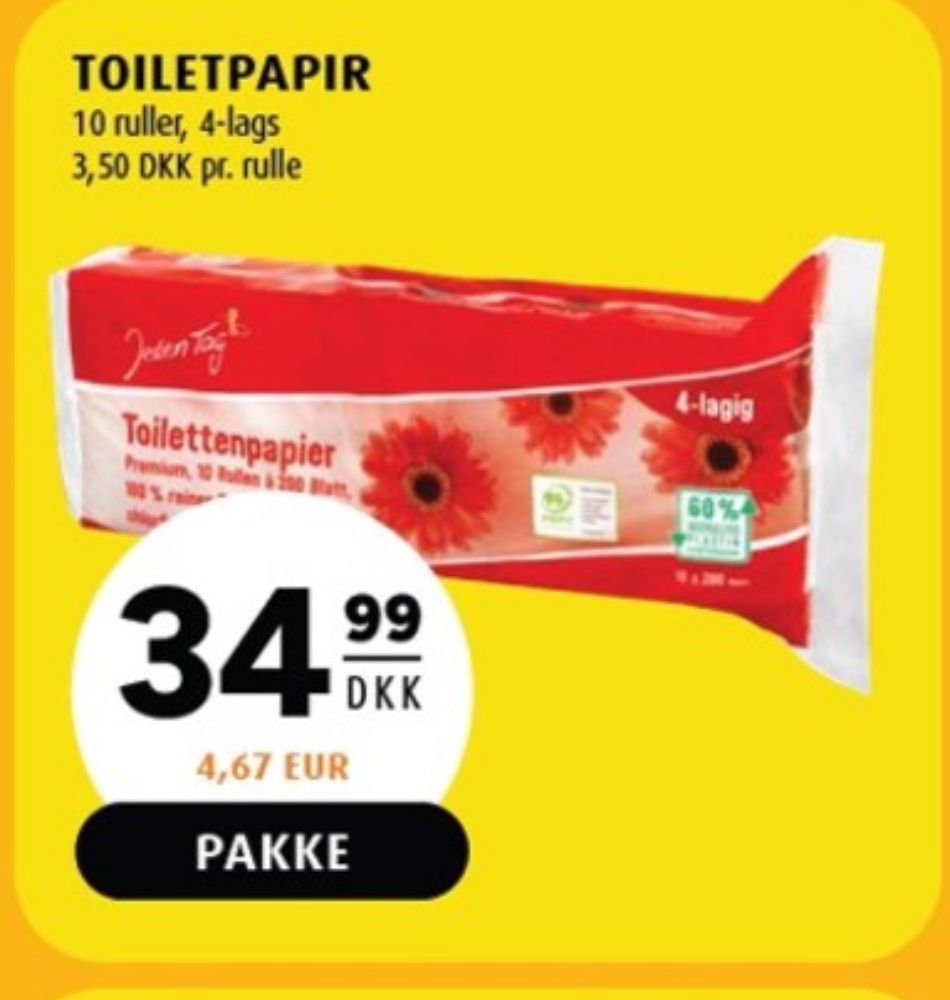 Jeden Tag, Toiletpapir