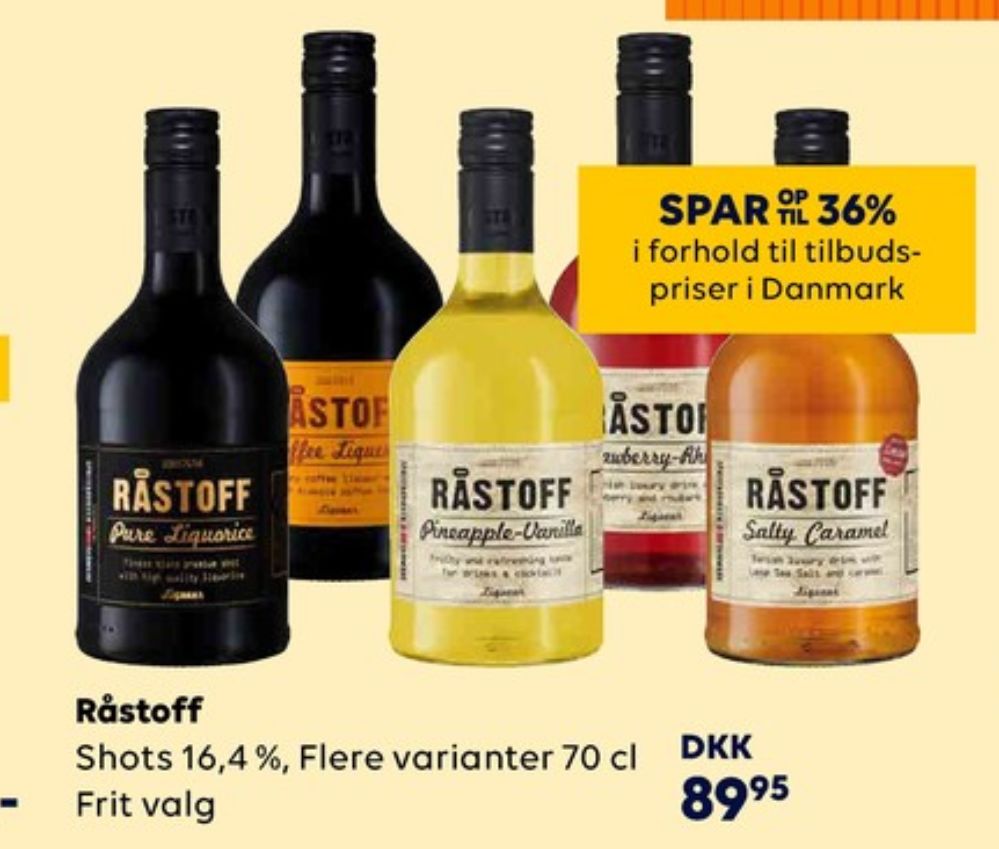 Råstoff Raw Liquorice, Shots