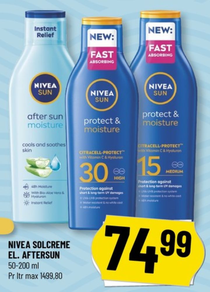 Nivea, Aftersun