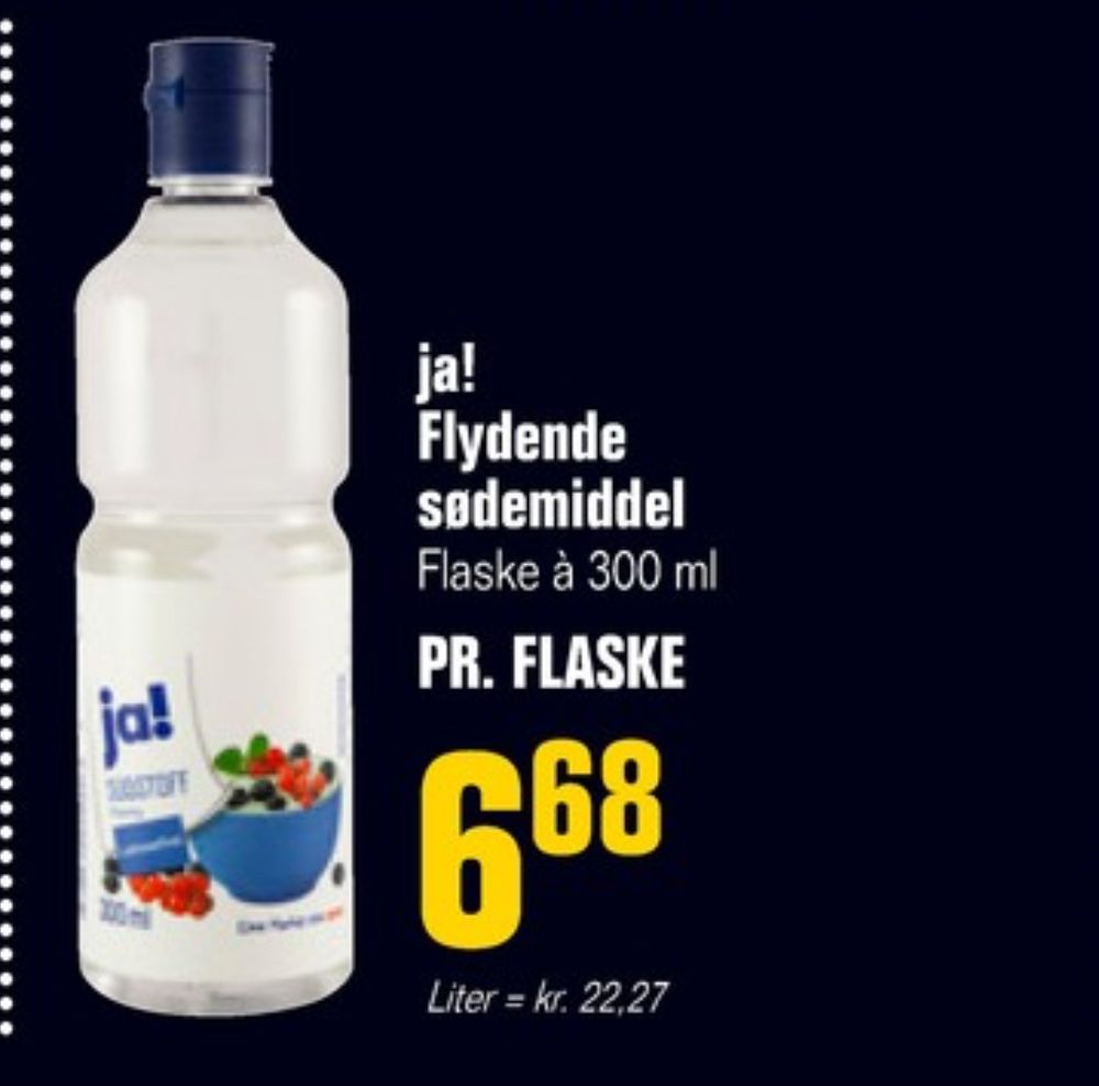 ja!, Sødemiddel