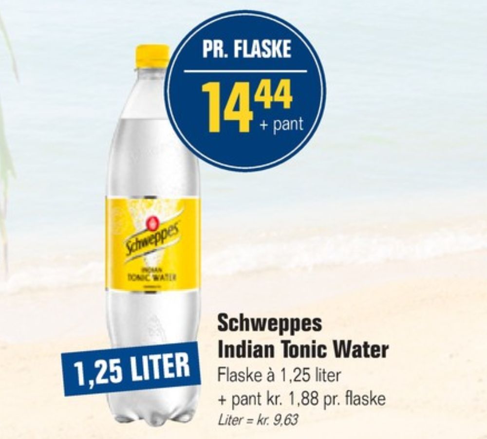Schweppes Indian Tonic Water, Tonicvand