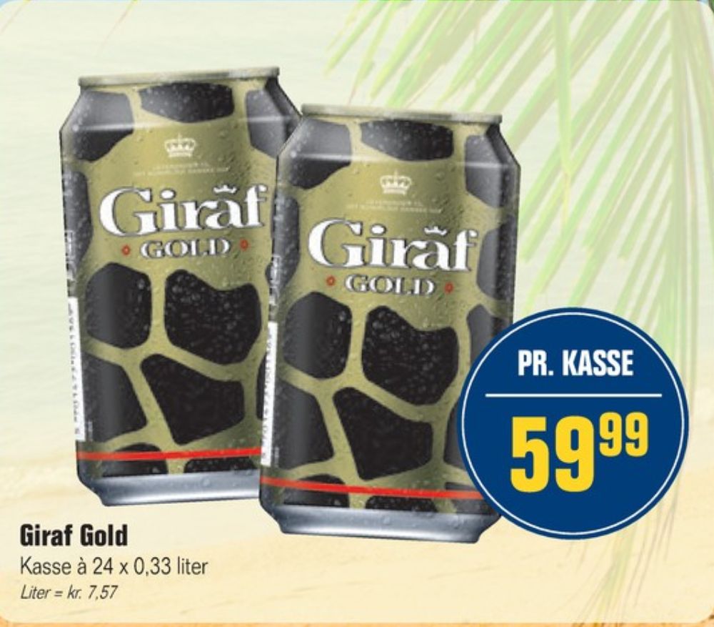 Giraf Gold, Øl 24 pk.