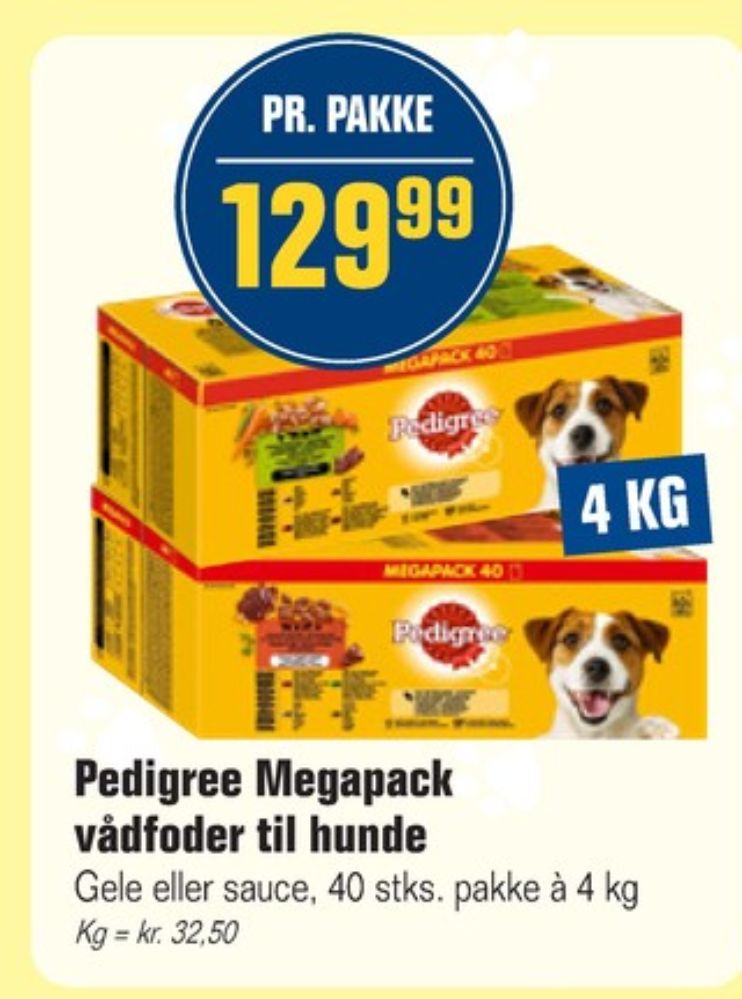Pedigree, Hundefoder