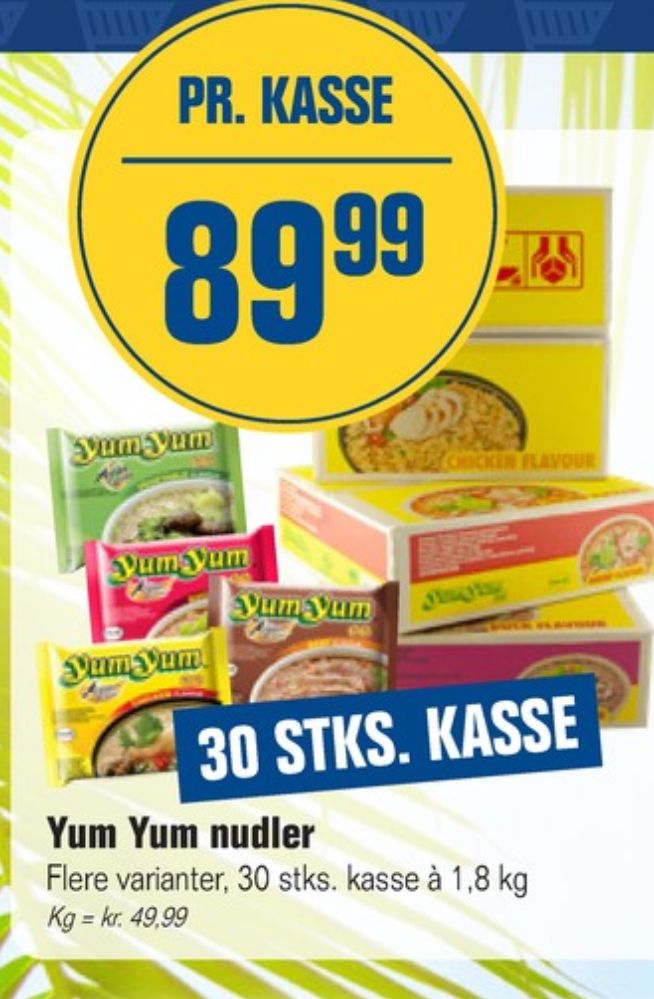 Yum Yum, Nudler Oksekødssmag