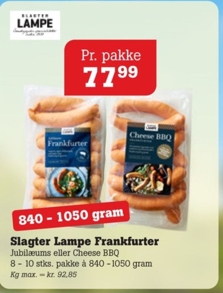 Slagter Lampe, Frankfurter
