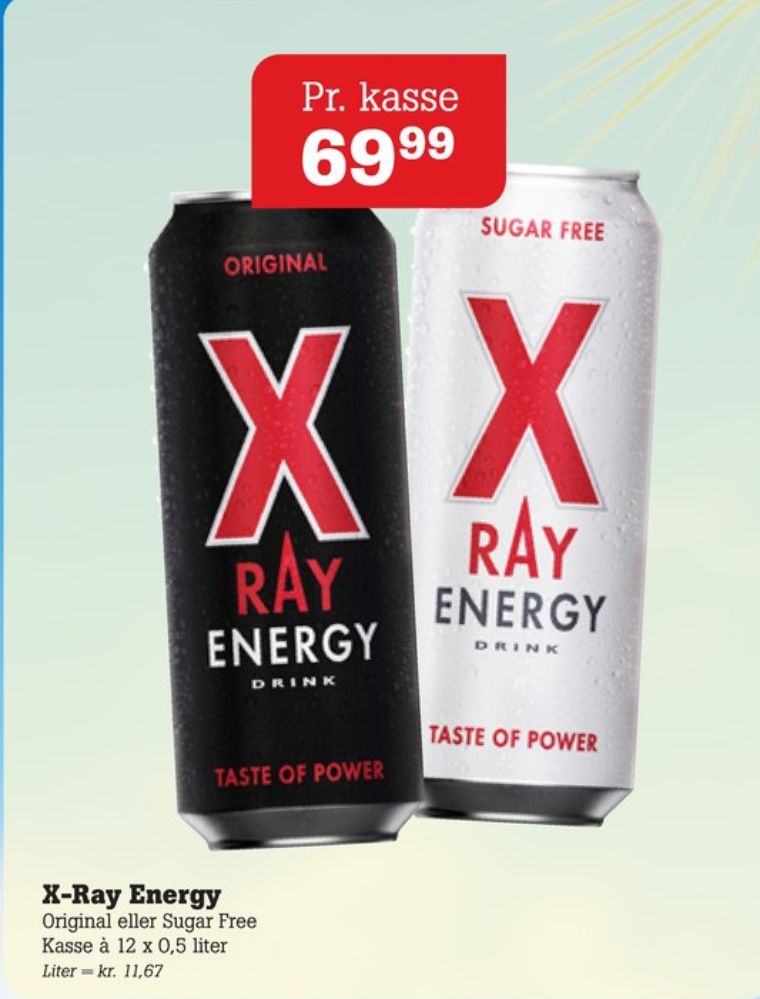 X-Ray, Energidrik 12 pk.