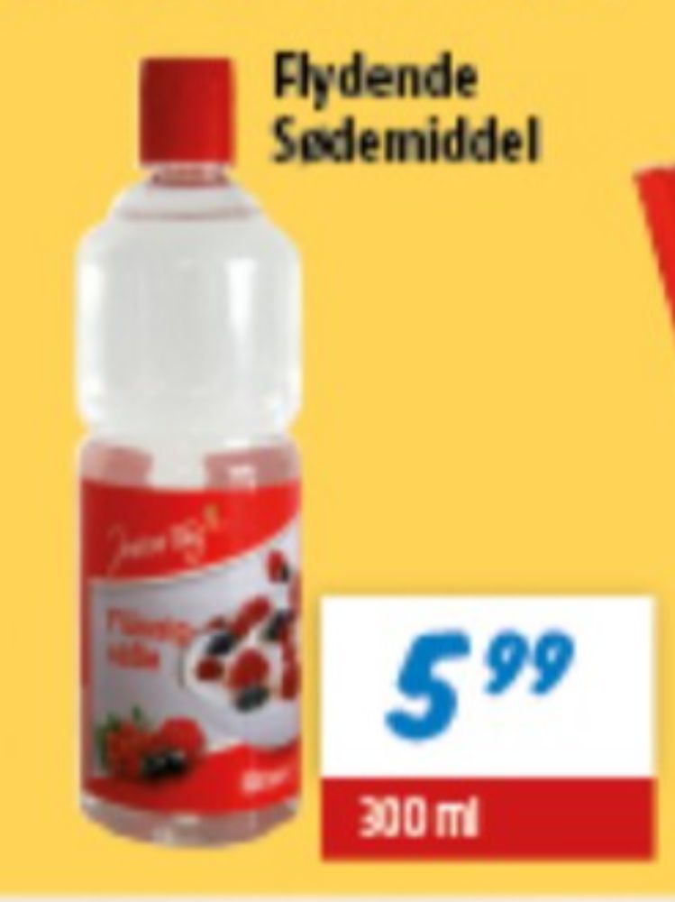 Jeden Tag, Sødemiddel