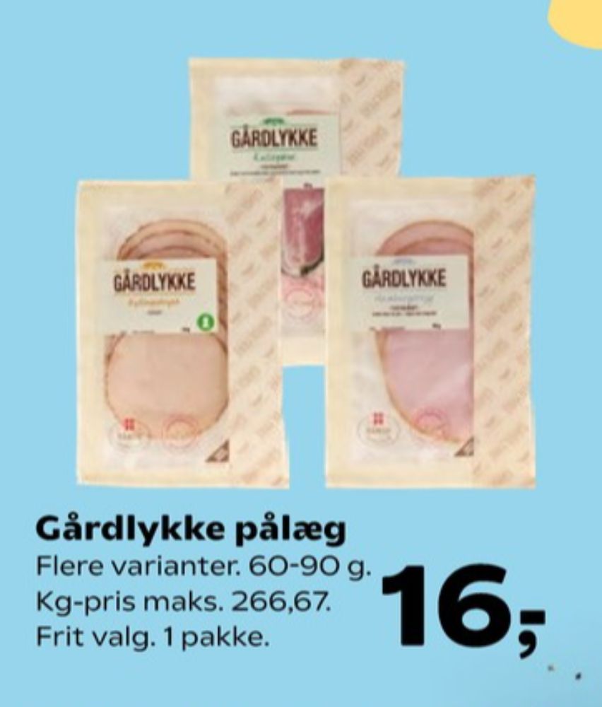 Gårdlykke, Rullepølse
