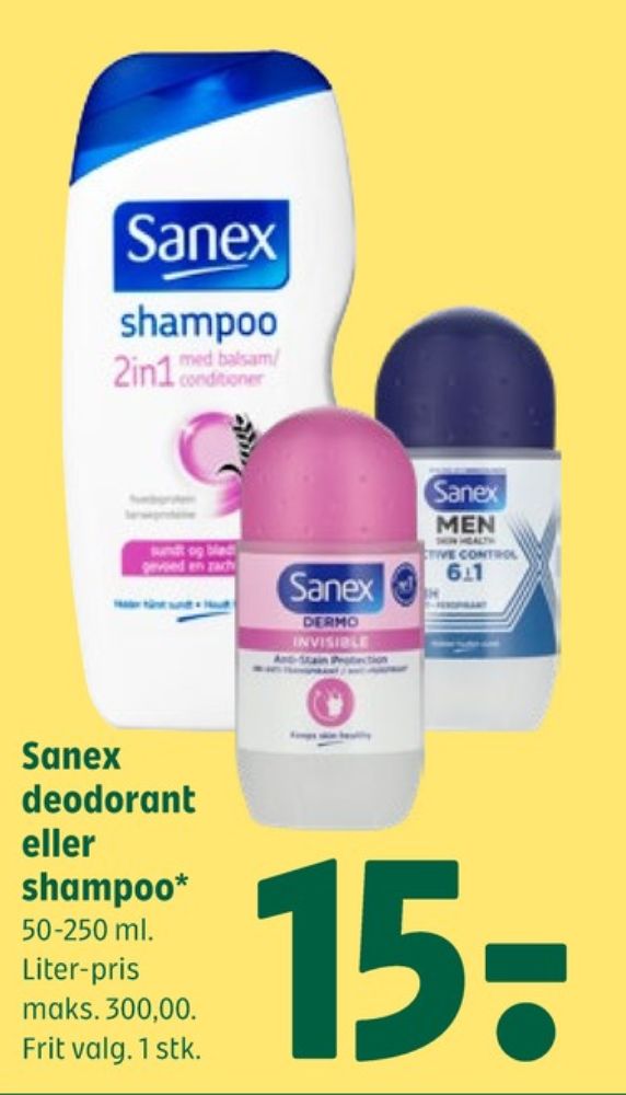 Sanex, Shampoo