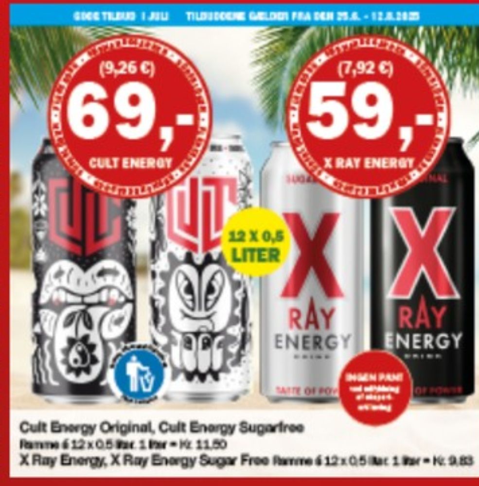 X-Ray, Energidrik 12 pk.
