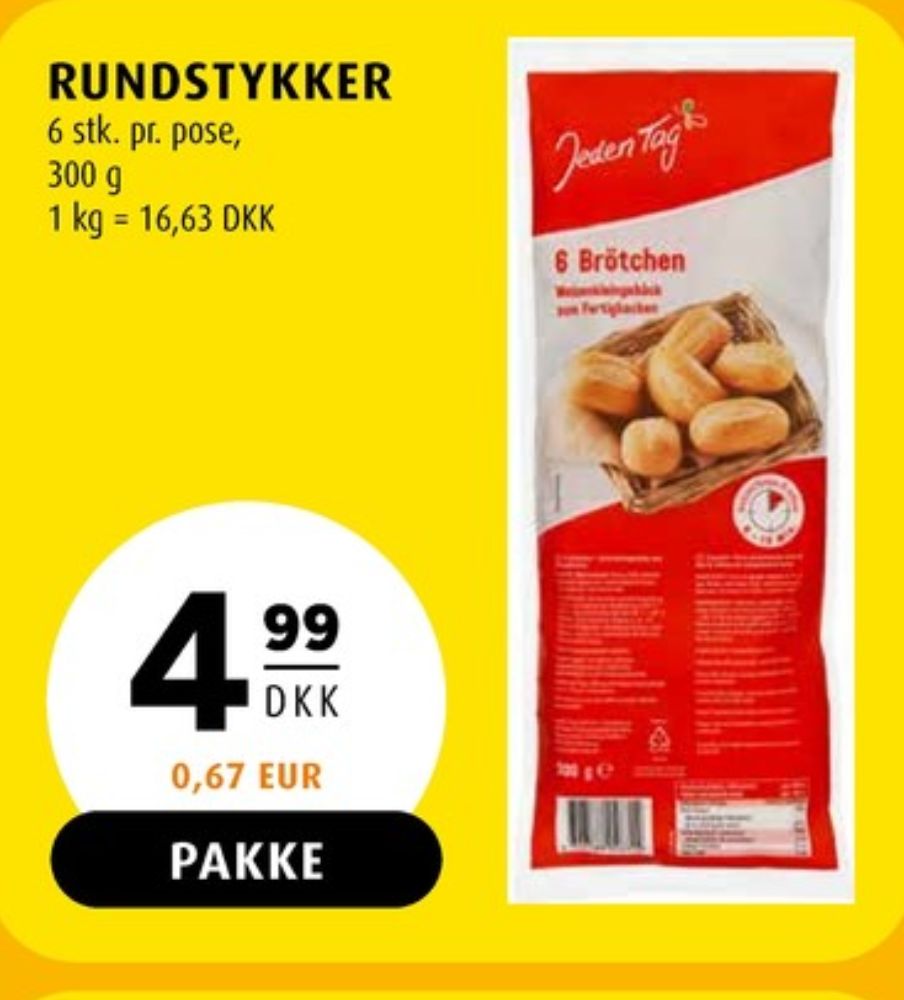 Jeden Tag, 6 Brötchen