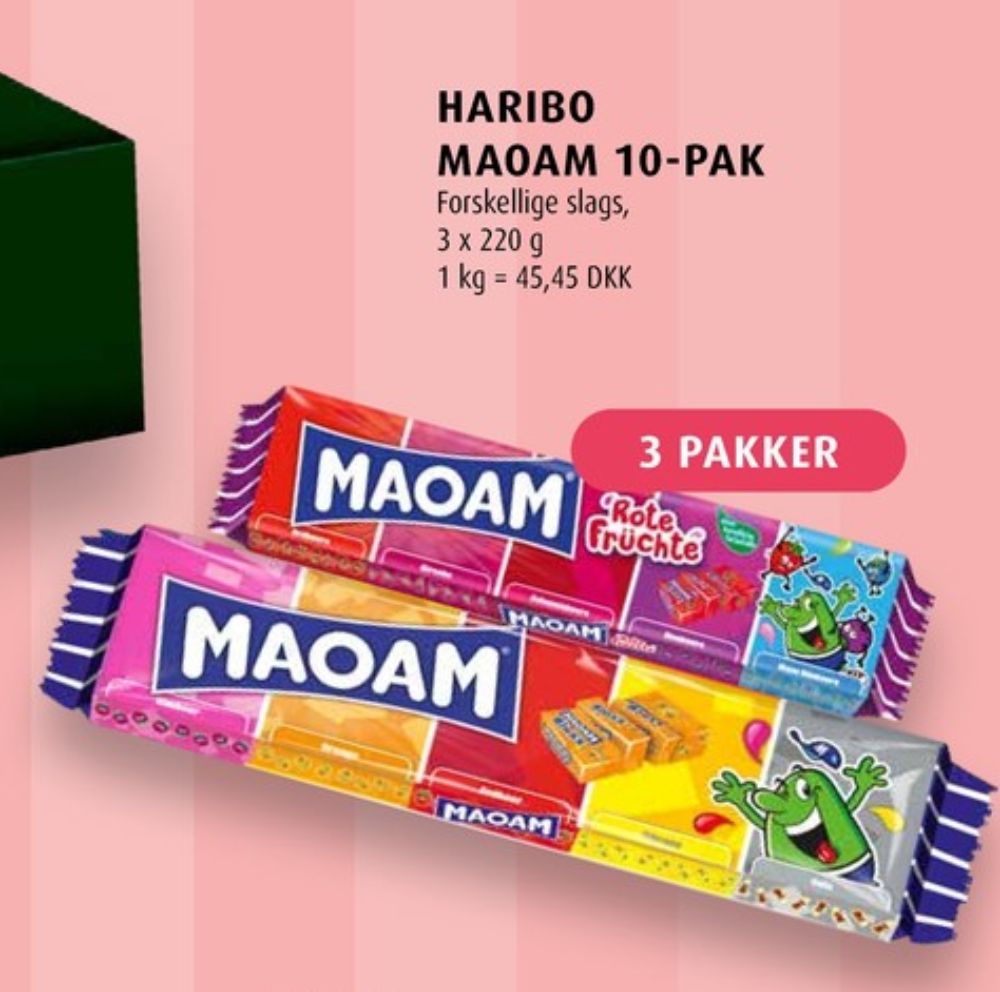 Maoam, Karameller