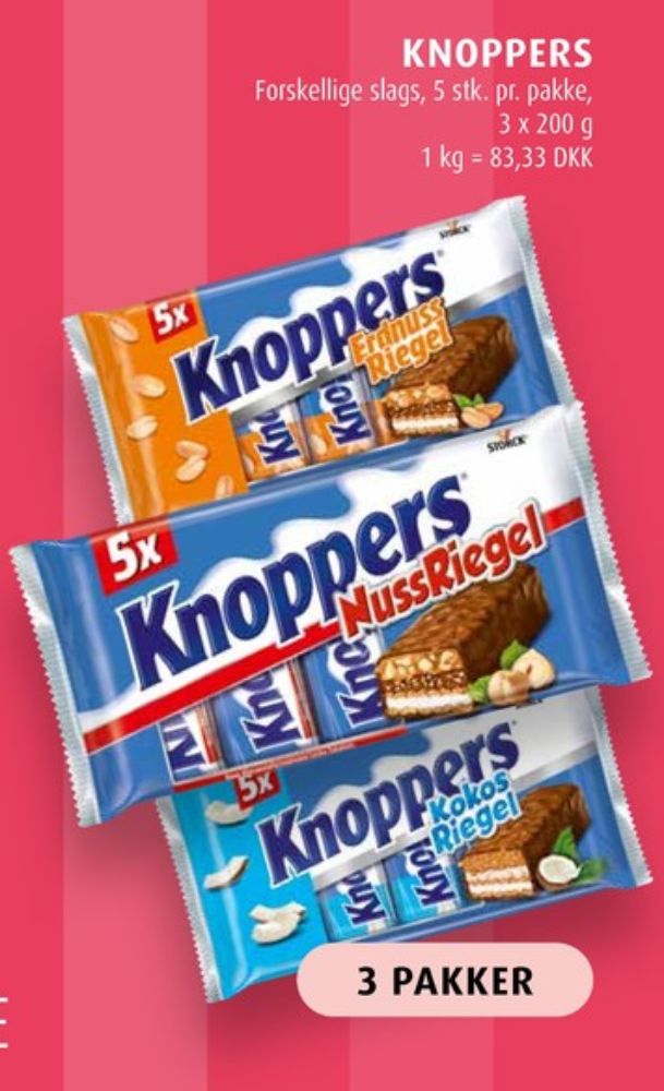 Knoppers, Knoppers ErdnussRiegel 5 stk.