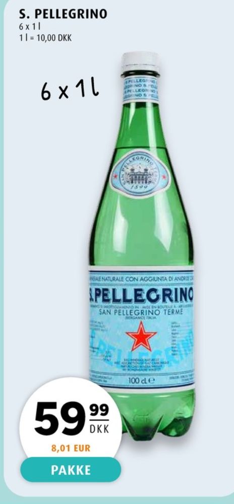 San Pellegrino, Mineralvand med brus