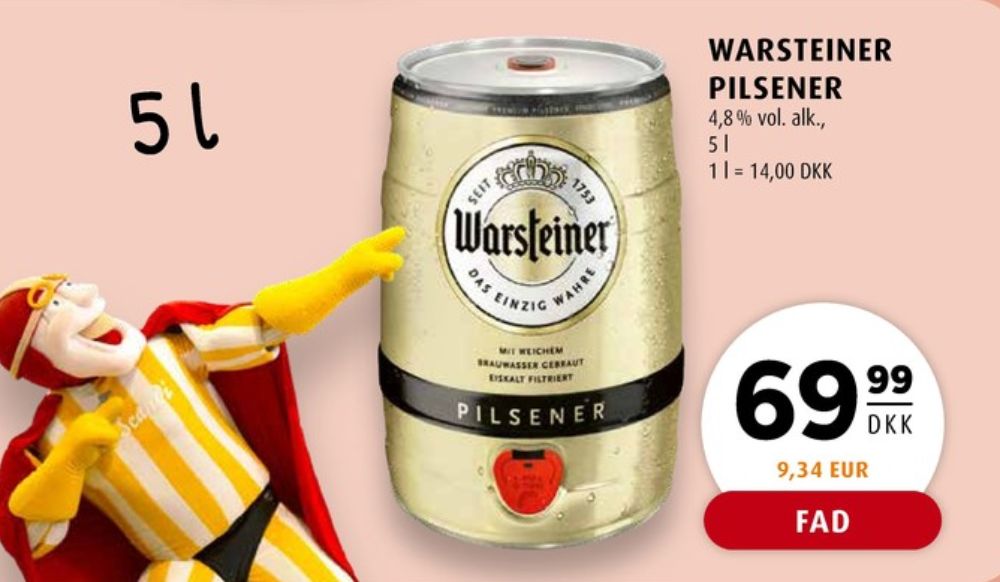 Warsteiner Pilsner, Specialøl