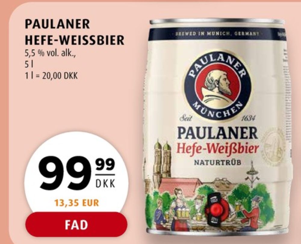 Paulaner Hefe Weissbier, Specialøl