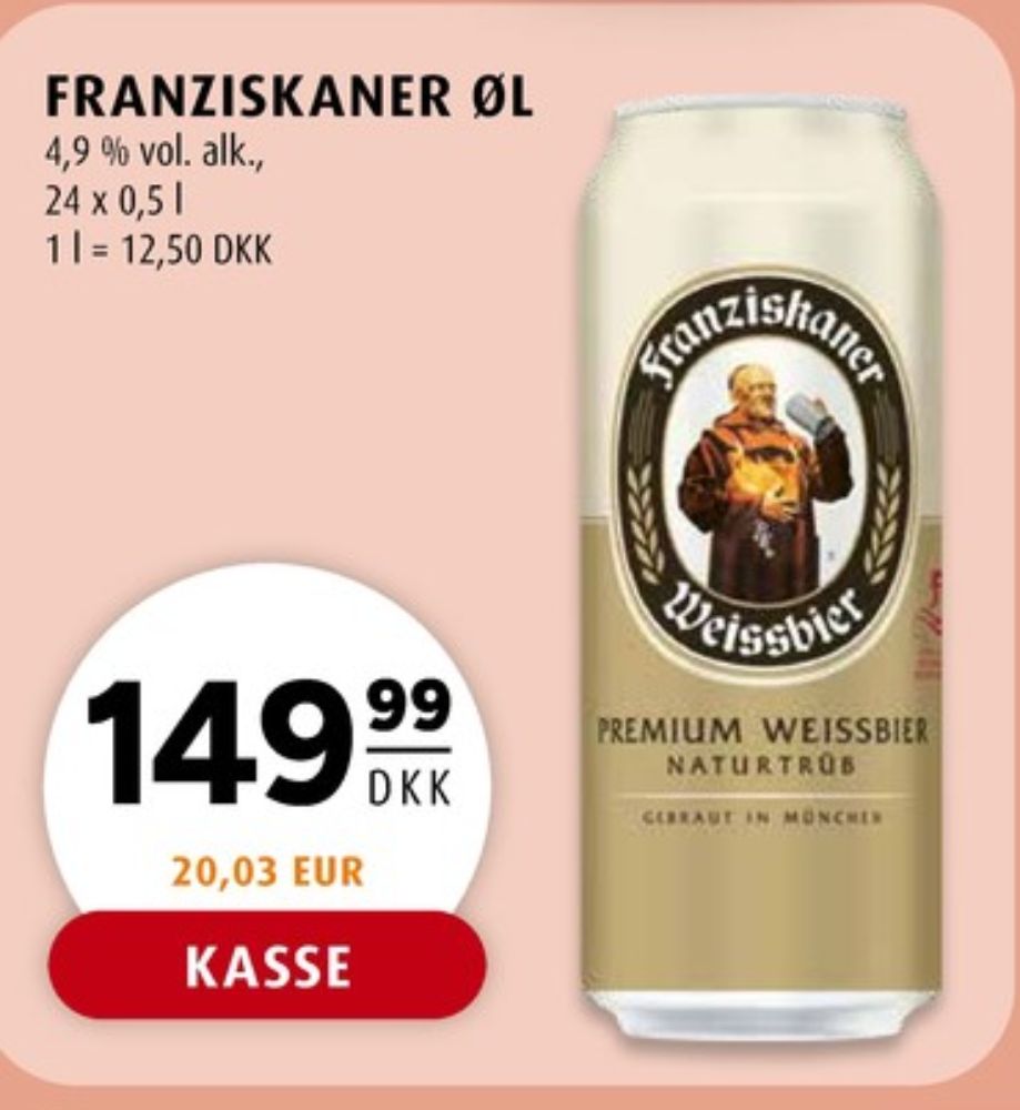 Franziskaner, Specialøl 24 pk.