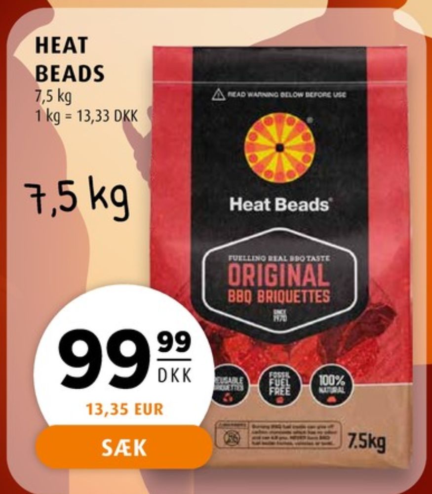 Heat Beads, Grillbriketter