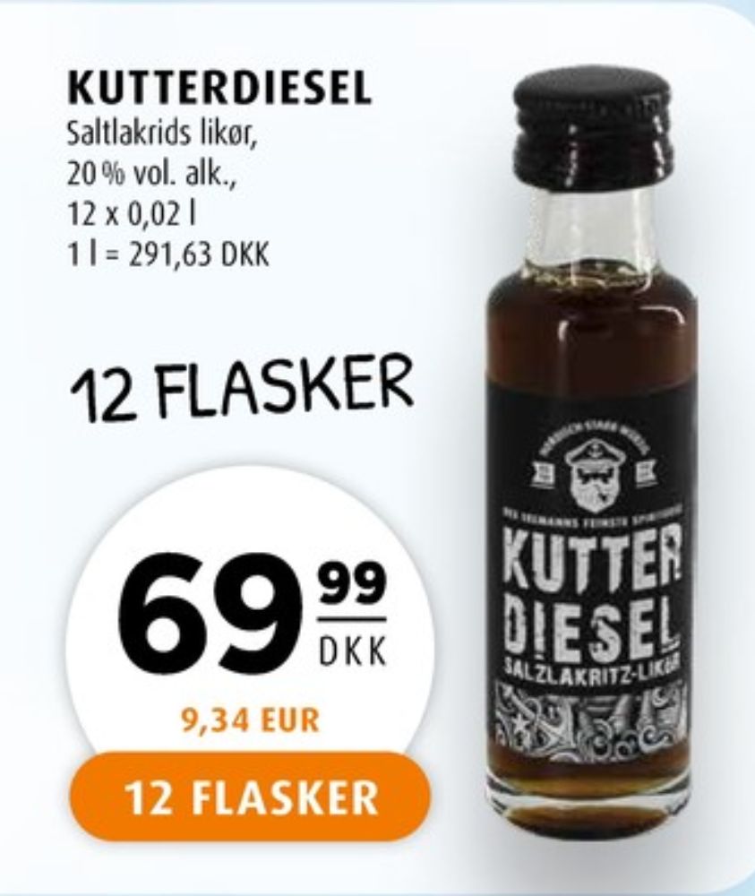 Kutterdiesel, Likør