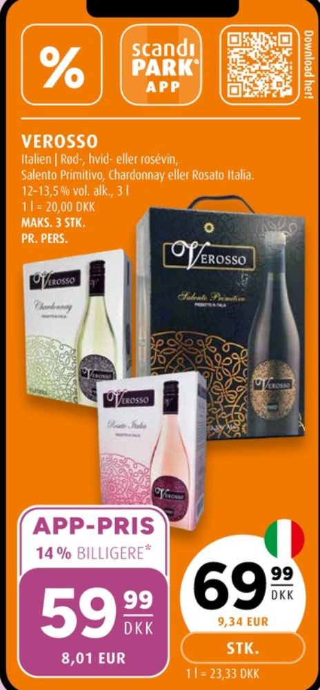 Italiensk Rosévin