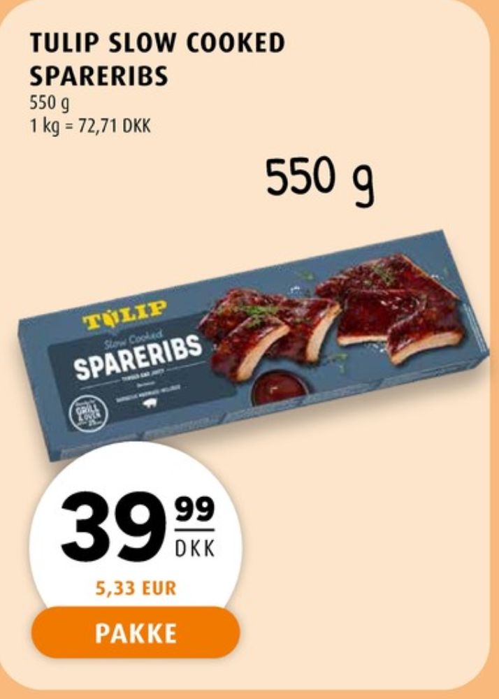 Tulip, Spareribs