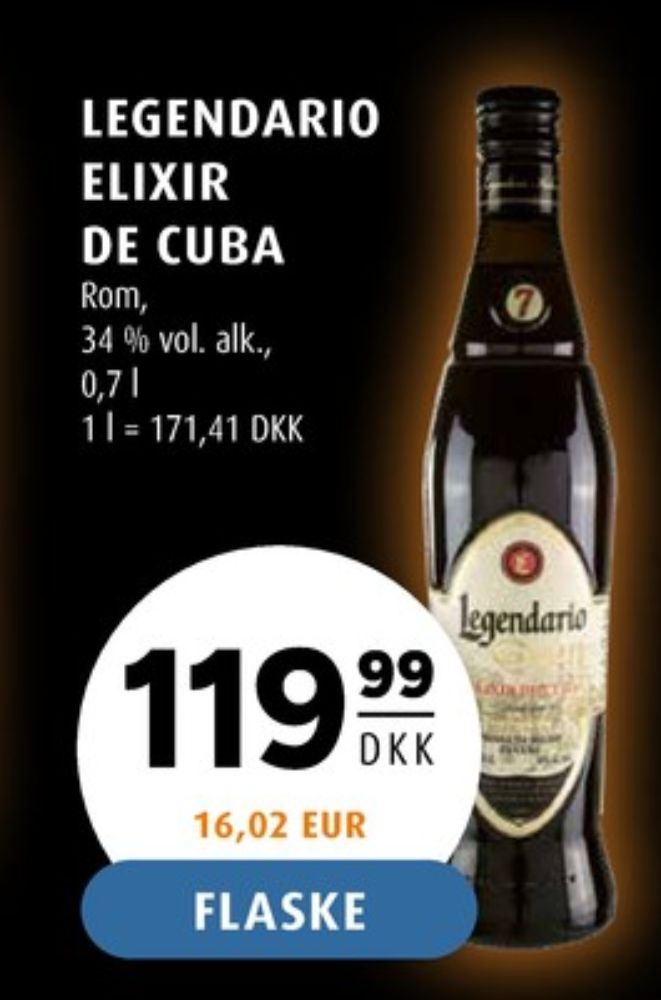 Legendario Elixir de Cuba, Rom