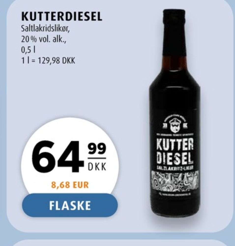 Kutterdiesel, Likør