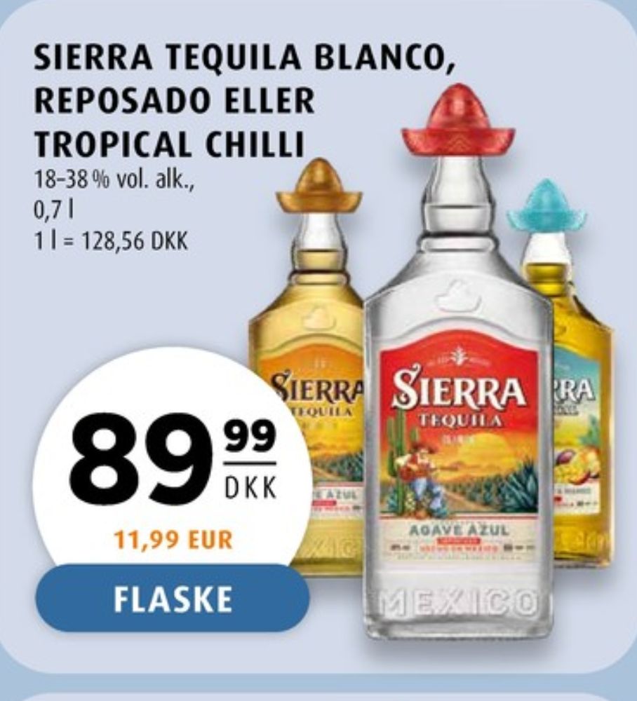 Sierra Reposado, Tequila