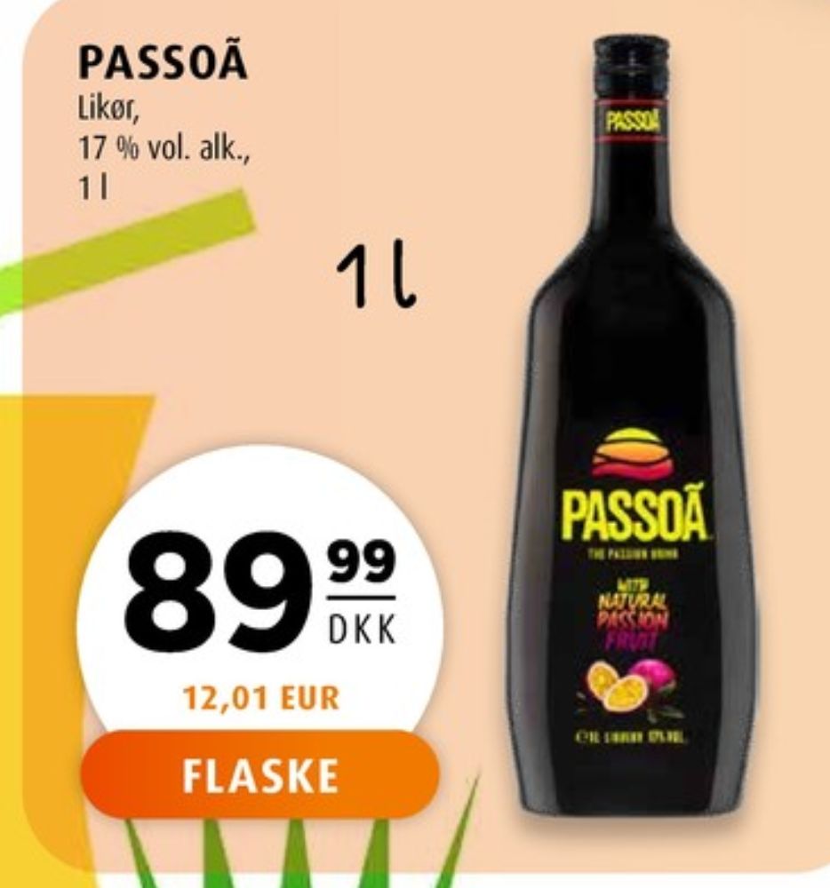 Passoa, Likør