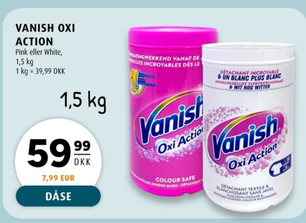 Vanish, Pletfjerner