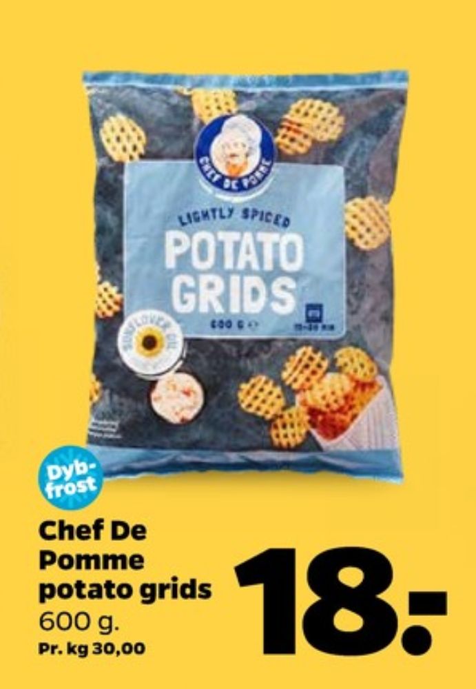 Chef de Pomme, Potato Grids